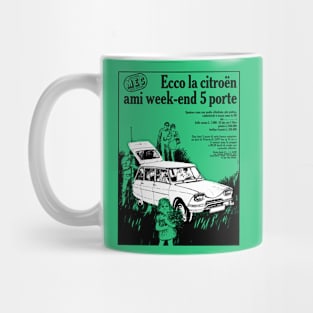 1960s AMI WEEK-END - advert Mug